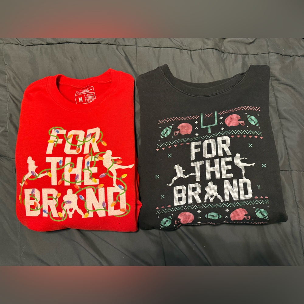 2 “for the brand” crewnecks